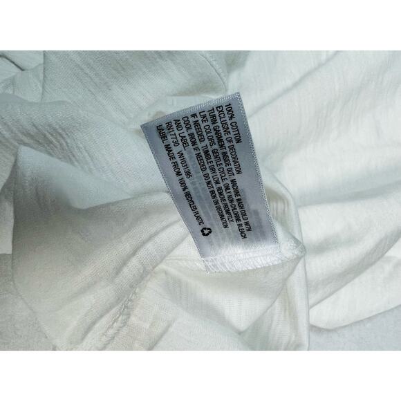 THE NINES BY HATCH XXL maternity white shorts elastic waist flat front NWT B57 - Picture 3 of 9